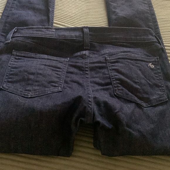 Rag & Bone Skinny Jeans Dark Wash Sz 27 - Picture 5 of 7